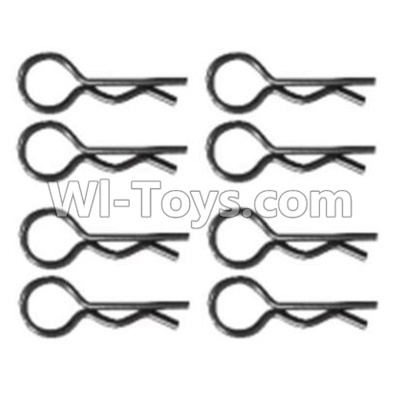 Wltoys 12404 K939-49 R-Shape Pin-1.12X2.2mm(8pcs),Wltoys 12404 RC Car Spare Parts Replacement Accessories,1:12 Scale 4wd,2.4G 12404 rc racing car Parts,On Road Drift Racing Truck Car Parts