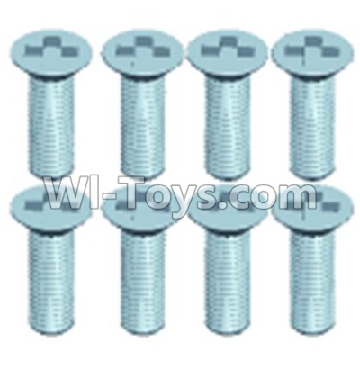 Wltoys 12404 Countersunk head screws(8PCS)-M2.5X6,Wltoys 12404 RC Car Spare Parts Replacement Accessories,1:12 Scale 4wd,2.4G 12404 rc racing car Parts,On Road Drift Racing Truck Car Parts