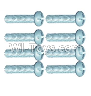 Wltoys 12404 Pan head screws(8PCS)-M2.6X10,Wltoys 12404 RC Car Spare Parts Replacement Accessories,1:12 Scale 4wd,2.4G 12404 rc racing car Parts,On Road Drift Racing Truck Car Parts
