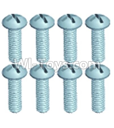 Wltoys 12404 Pan head screws(8PCS)-M3X12,Wltoys 12404 RC Car Spare Parts Replacement Accessories,1:12 Scale 4wd,2.4G 12404 rc racing car Parts,On Road Drift Racing Truck Car Parts