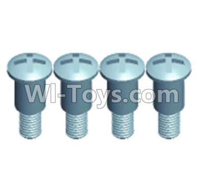 Wltoys 12404 Pan head Half tooth screws(4PCS)-M3X10-Bottom tooth lehgth 5mm,Wltoys 12404 RC Car Spare Parts Replacement Accessories,1:12 Scale 4wd,2.4G 12404 rc racing car Parts,On Road Drift Racing Truck Car Parts