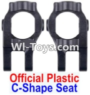 Wltoys 12423 Car Spare Parts-0006-01 C-Shape Seat(2pcs)-Black,Wltoys 12423 RC Car Spare Parts Replacement Accessories,1:12 Scale 4wd,2.4G 12423 RC racing car Parts,On Road Drift Racing Truck Car Parts