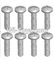 Wltoys 12423 Car Spare Parts-00109 Cross recessed pan head screws(8PCS)-M2X8 PM,Wltoys 12423 RC Car Spare Parts Replacement Accessories,1:12 Scale 4wd,2.4G 12423 RC racing car Parts,On Road Drift Racing Truck Car Parts