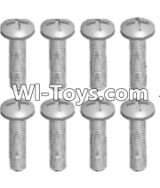Wltoys 12423 Car Spare Parts-00112 Cross recessed pan head screws(8PCS)-M2X20 PM,Wltoys 12423 RC Car Spare Parts Replacement Accessories,1:12 Scale 4wd,2.4G 12423 RC racing car Parts,On Road Drift Racing Truck Car Parts