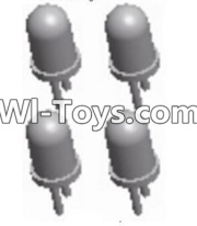 Wltoys 12423 Car Spare Parts-00122 Car light(4PCS)-5MM(White Light),Wltoys 12423 RC Car Spare Parts Replacement Accessories,1:12 Scale 4wd,2.4G 12423 RC racing car Parts,On Road Drift Racing Truck Car Parts
