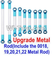 Wltoys 12423 Car Spare Parts-0022-03 Upgrade Metal Rod(Include the 0018,19,20,21,22 Metal Rod)-9pcs,Wltoys 12423 RC Car Spare Parts Replacement Accessories,1:12 Scale 4wd,2.4G 12423 RC racing car Parts,On Road Drift Racing Truck Car Parts