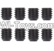 Wltoys 12423 Car Spare Parts-0098 M3 Machine Screws(8PCS)-M3X3,Wltoys 12423 RC Car Spare Parts Replacement Accessories,1:12 Scale 4wd,2.4G 12423 RC racing car Parts,On Road Drift Racing Truck Car Parts