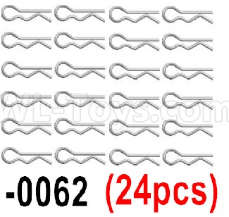 Wltoys 12427 Parts-R-Clips for the Body Shell Cover(24pcs)-12427-0062 ,Wltoys 12427 RC Car Parts,Wltoys 1/12 Parts