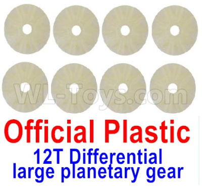 Wltoys 12427 Parts-12T Differential large planetary gear(8pcs),Wltoys 12427 RC Car Parts,Wltoys 1/12 Parts