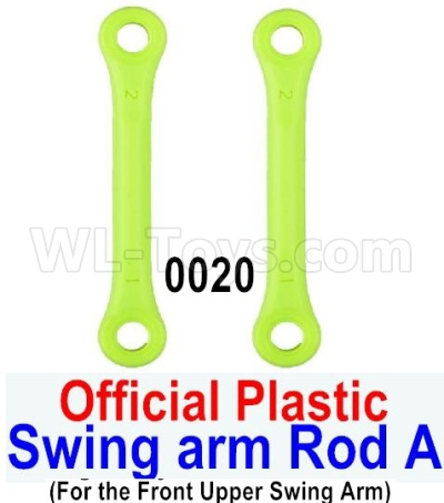 Wltoys 12427 Parts-Swing arm Rod A(2pcs)-12427-0020,Official Plastic materials,Wltoys 12427 RC Car Parts,Wltoys 1/12 Parts