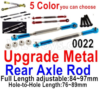 Wltoys 12427 Parts-Upgrade Metal Rear axle Rod(2pcs)-12427-0022,5 color you can choose.Wltoys 12427 Upgrade Parts,Wltoys 1/12 Upgrade Parts