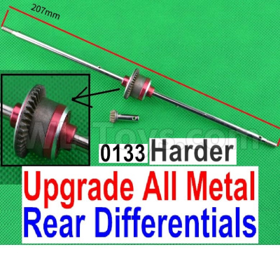 Wltoys 12427 Parts-Upgrade All Metal Rear Differentials Assembly-12427-00133,Wltoys 12427 RC Car Parts,Wltoys 1/12 Parts