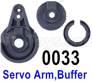Wltoys 12427 Parts-Steering gear buffer A,B & Servo Swing Arm-12427-0033,Wltoys 12427 RC Car Parts,Wltoys 1/12 Parts