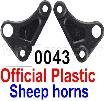 Wltoys 12427 Parts-sheep horns-12427-0043-(2pcs),Official Plastic materials,Wltoys 12427 RC Car Parts,Wltoys 1/12 Parts