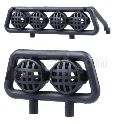 Wltoys 12427 Parts-Front lamp holder & Car roof lamp holder & lamp shade & support column for the lamp shade-12427-0053,Wltoys 12427 RC Car Parts,Wltoys 1/12 Parts