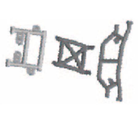 Wltoys 12428-B.0351 Spare Parts Front anti-collision mount & Anti-collision support & Rear anti-collision mount,Wltoys 12428-B Rc Car Spare Parts Replacement Accessories,1:12 Scale 4wd,2.4G 12428-B rc racing car Parts,On Road Drift Racing Truck Car Parts