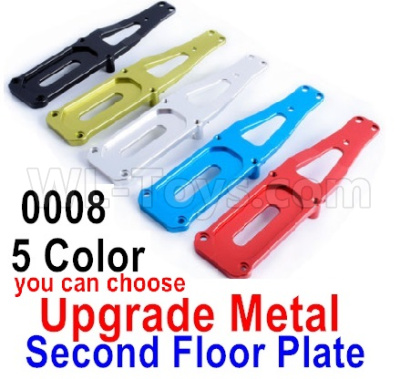 Wltoys 12428 Upgrade Parts-Metal Upper Plate,Second floor Plate Parts,12428-0008, Wltoys 12428 Upgrade Parts