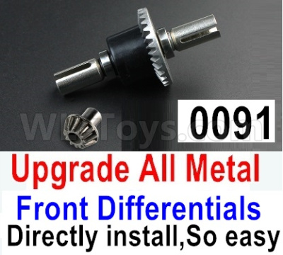 Wltoys 12428 Upgrade Parts-All Metal Front Differentials Parts-12428-0091, Can Directly install,So Easy,,Can be used for Wltoys 12429 12428-B 12428-C 12428-A