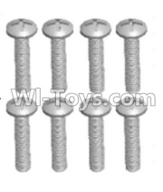 Wltoys 12428-A Parts-00103 Cross recessed pan head screws(8PCS)-M2.5X12 PM,Wltoys 12428-A RC Car Spare Parts Replacement Accessories,1:12 Scale 4wd,2.4G 12428-A rc racing car Parts,On Road Drift Racing Truck Car Parts