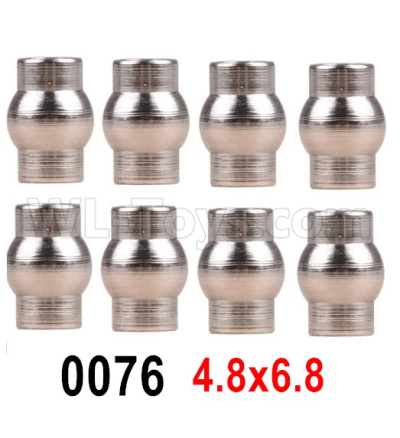 Wltoys 12428 Ball head B(M4.8X6.8)-8PCS Parts, 12428-0076