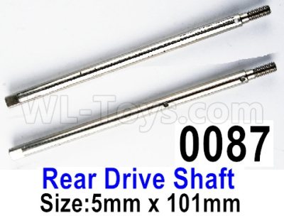 Wltoys 12428 Rear axle drive shaft(2PCS)-5X101MM Parts, 12428-0087