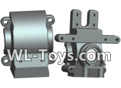 Wltoys 18428 Front and rear gearbox,Wltoys 18428 RC Car Spare Parts Replacement Accessories,1:18 Scale 4wd,2.4G 18428 rc racing car Parts,On Road Drift Racing Truck Car Parts