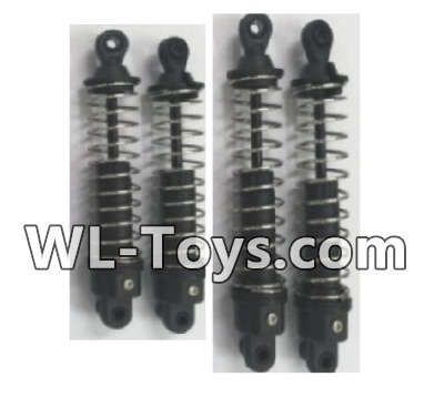 Wltoys 18428 Front and Rear Shock Absorber(2pcs Short and 2pcs Long),Wltoys 18428 RC Car Spare Parts Replacement Accessories,1:18 Scale 4wd,2.4G 18428 rc racing car Parts,On Road Drift Racing Truck Car Parts
