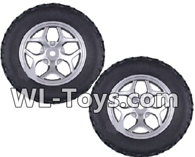Wltoys 18428 Whole wheel unit(2 set)-Black,Wltoys 18428 RC Car Spare Parts Replacement Accessories,1:18 Scale 4wd,2.4G 18428 rc racing car Parts,On Road Drift Racing Truck Car Parts