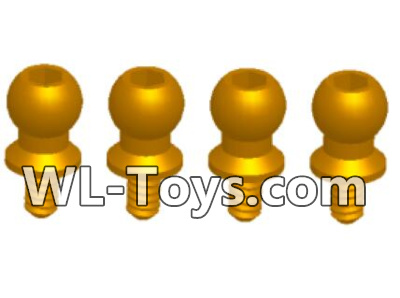 Wltoys 18428 Ball-head Screw Assembly (4.5X9.2)-4pcs,Wltoys 18428 RC Car Spare Parts Replacement Accessories,1:18 Scale 4wd,2.4G 18428 rc racing car Parts,On Road Drift Racing Truck Car Parts