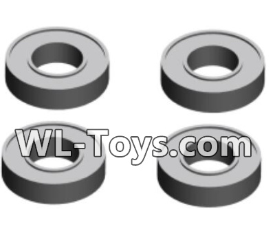 Wltoys 18428 Spare Parts-80-01 A202-23 Ball bearing-4X8X2(4pcs),Wltoys 18428 RC Car Spare Parts Replacement Accessories,1:18 Scale 4wd,2.4G 18428 rc racing car Parts,On Road Drift Racing Truck Car Parts