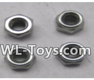 Wltoys 18428 Spare Parts-80-04 A929-95 M3 lock nut group(4pcs),Wltoys 18428 RC Car Spare Parts Replacement Accessories,1:18 Scale 4wd,2.4G 18428 rc racing car Parts,On Road Drift Racing Truck Car Parts