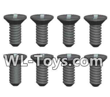 Wltoys 18428 Phillips Countersunk head screws-ST2X5kB(8pcs),Wltoys 18428 RC Car Spare Parts Replacement Accessories,1:18 Scale 4wd,2.4G 18428 rc racing car Parts,On Road Drift Racing Truck Car Parts