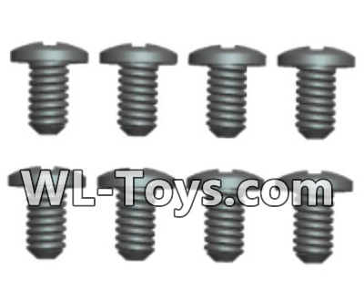 Wltoys 18428 Phillips Round head screws-ST2X5PB(8pcs),Wltoys 18428 RC Car Spare Parts Replacement Accessories,1:18 Scale 4wd,2.4G 18428 rc racing car Parts,On Road Drift Racing Truck Car Parts