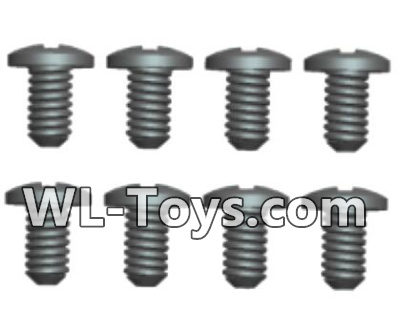 Wltoys 18428 Phillips Round head Machine screws-2.5X4PB(8pcs),Wltoys 18428 RC Car Spare Parts Replacement Accessories,1:18 Scale 4wd,2.4G 18428 rc racing car Parts,On Road Drift Racing Truck Car Parts