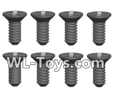 Wltoys 18428 Phillips Countersunk head Machine screws-2X6kB(8pcs),Wltoys 18428 RC Car Spare Parts Replacement Accessories,1:18 Scale 4wd,2.4G 18428 rc racing car Parts,On Road Drift Racing Truck Car Parts