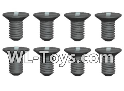 Wltoys 18428 Phillips Countersunk head screws-3X5kB(8pcs),Wltoys 18428 RC Car Spare Parts Replacement Accessories,1:18 Scale 4wd,2.4G 18428 rc racing car Parts,On Road Drift Racing Truck Car Parts