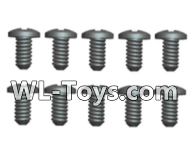 Wltoys 18428 Spare Parts-84-22 A929-62 Phillips Round head screws-2.3X5(8pcs),Wltoys 18428 RC Car Spare Parts Replacement Accessories,1:18 Scale 4wd,2.4G 18428 rc racing car Parts,On Road Drift Racing Truck Car Parts