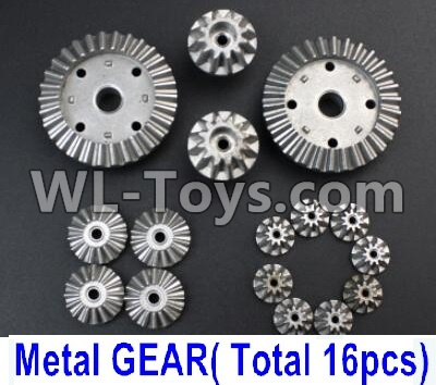 JJRC Q46 Whole Metal Kit Parts-(Metal gear,total 16pcs),JJRC Q46 Parts,jjrc q46 speedrunner Parts,JJRC Q46 1/12 Parts