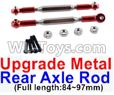 JJRC Q46 Upgrade Metal Rear axle Rod Parts(2pcs)-Red-(Full length-84-97mm),JJRC Q46 Parts,jjrc q46 speedrunner Parts,JJRC Q46 1/12 Parts