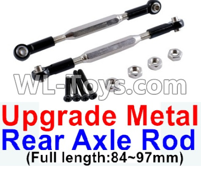JJRC Q46 Upgrade Metal Rear axle Rod Parts(2pcs)-Black-(Full length-84-97mm),JJRC Q46 Parts,jjrc q46 speedrunner Parts,JJRC Q46 1/12 Parts