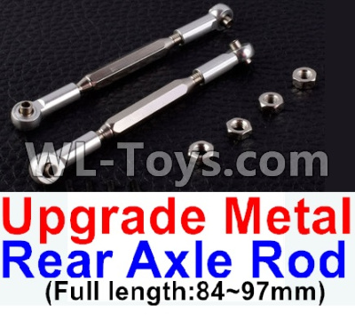 JJRC Q46 Upgrade Metal Rear axle Rod Parts(2pcs)-Silver-(Full length-84-97mm),JJRC Q46 Parts,jjrc q46 speedrunner Parts,JJRC Q46 1/12 Parts