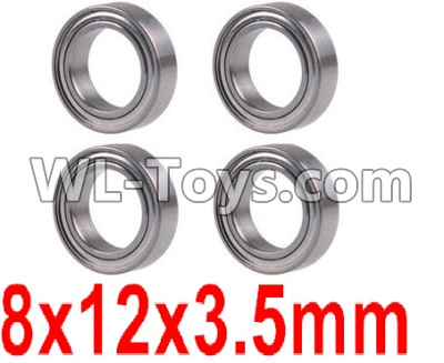 JJRC Q46 Bearing(4pcs-8X12X3.5MM),JJRC Q46 Parts,jjrc q46 speedrunner Parts,JJRC Q46 1/12 Parts