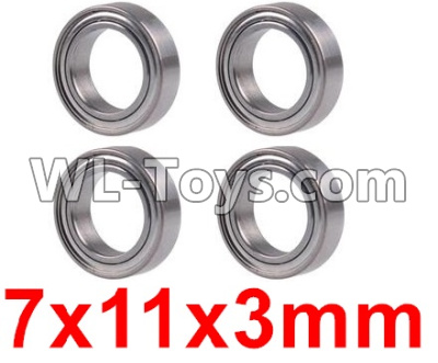 JJRC Q46 Bearing(4pcs-7X11X3MM),JJRC Q46 Parts,jjrc q46 speedrunner Parts,JJRC Q46 1/12 Parts