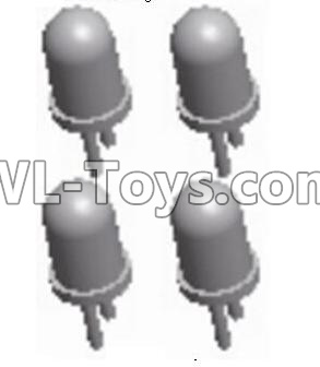 JJRC Q46 Car light(4PCS)-5MM(White Light),JJRC Q46 Parts,jjrc q46 speedrunner Parts,JJRC Q46 1/12 Parts