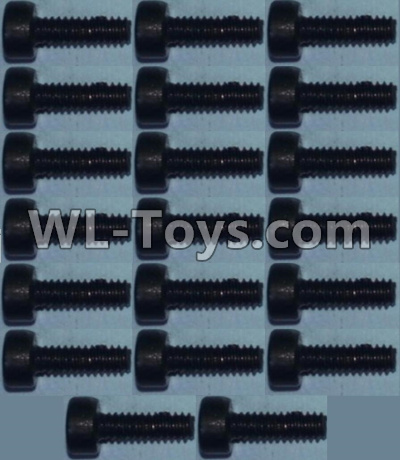 JJRC Q46 K949-94 Cup head inner hexagon Screws M2X6-(20pcs),JJRC Q46 Parts,jjrc q46 speedrunner Parts,JJRC Q46 1/12 Parts