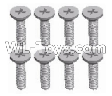 JJRC Q46 A202-15 Cross flat head screw-M2x8(8PCS),JJRC Q46 Parts,jjrc q46 speedrunner Parts,JJRC Q46 1/12 Parts
