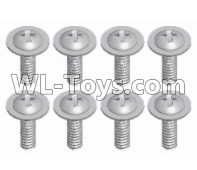 JJRC Q46 Phillips pan head screw-M2X10-PMW-W4,JJRC Q46 Parts,jjrc q46 speedrunner Parts,JJRC Q46 1/12 Parts