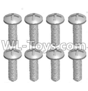 JJRC Q46 screws Parts-Cross recessed pan head screws(8PCS)-M2.5X8 PM,JJRC Q46 Parts,jjrc q46 speedrunner Parts,JJRC Q46 1/12 Parts