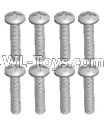 JJRC Q46 screws Parts-Cross recessed pan head screws(8PCS)-M2.5X20 PM,JJRC Q46 Parts,jjrc q46 speedrunner Parts,JJRC Q46 1/12 Parts