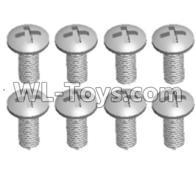JJRC Q46 screws Parts-Cross recessed pan head screws(8PCS)-M3X7 PM,JJRC Q46 Parts,jjrc q46 speedrunner Parts,JJRC Q46 1/12 Parts